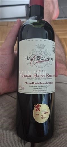 Bordeaux Lussac-saint-émilion Haut Bonneau 2021