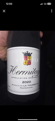Vale do Ródano Hermitage Marquis de la Tourette 2020