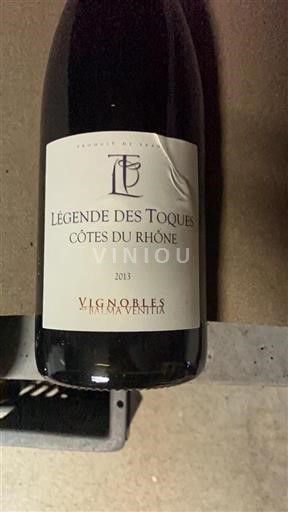 Údolí Rhôny Côtes-du-Rhône Vignobles de Balma Venitia Légende des Toques 2013