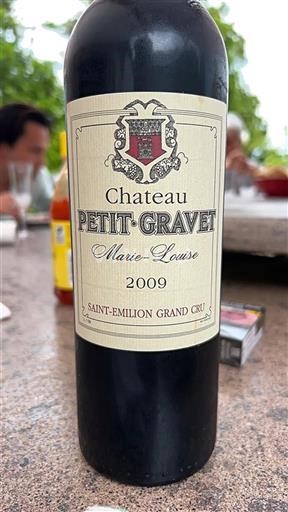 Bordeaux Saint-Émilion Grand Cru Château Petit Gravet Marie-Louise 2009