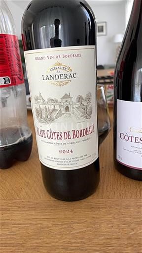 Bordeaux Blaye-côtes-de-bordeaux Chevalier de Landerac 2024