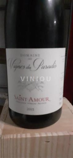Beaujolais Saint-Amour Vignes du Paradis 2021