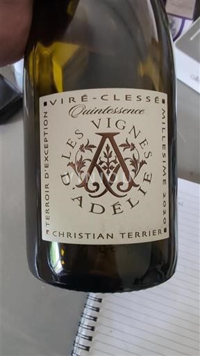 Burgundy Viré-clessé Les Vignes Adélie Quintessence 2020