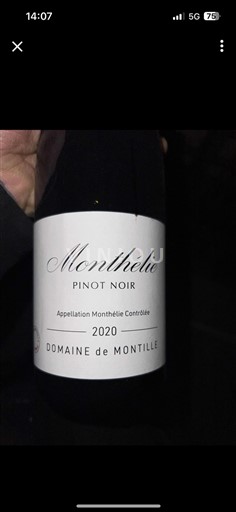 Bourgogne Monthélie Domaine Montille 2020