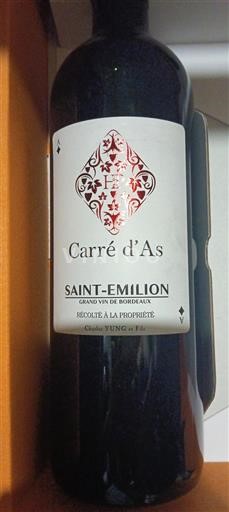 Bordeaux Saint-Émilion Charles Yung et Fils Carré d'As Senza annata
