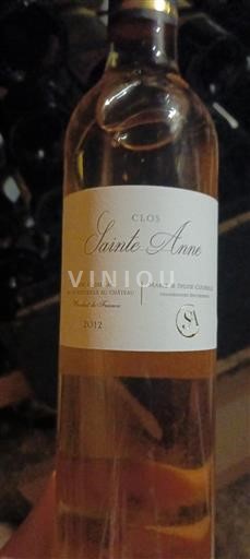 Bordeaux Cadillac Clos Sainte Anne 2012