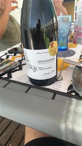 Vin Rouge sec Vieilles Vignes Charles Adam Non millésimé France Vallée du Rhône Côtes-du-rhône