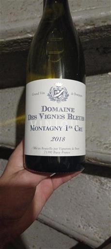 Bourgogne Montagny Premier Cru Domaine Des Vignes Bleues 2018