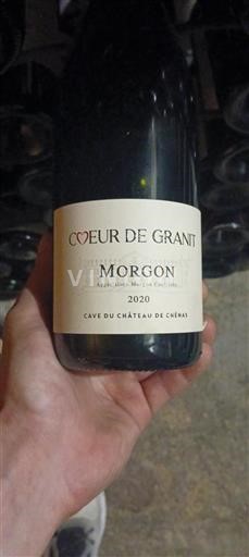 Beaujolais Morgon Château Cave du de Chénas Cœur de Granit 2020