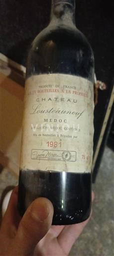 Bordeaux Médoc Château Lousteauneuf 1981