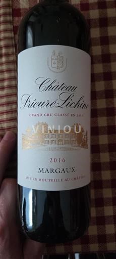 Bordeaux Margaux Grand Cru Château Prieuré-Lichine 2016