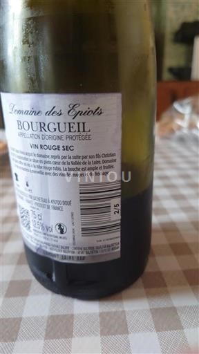 Loire Valley Bourgueil Domaine Des Épiots Non-Vintage