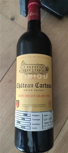 Bordeaux Saint-Émilion Grand Cru Château Carteau Côtes Daugay 2021