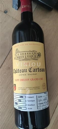 Bordeaux Saint-Émilion Grand Cru Grand Cru Château Carteau Côtes Daugay 2021