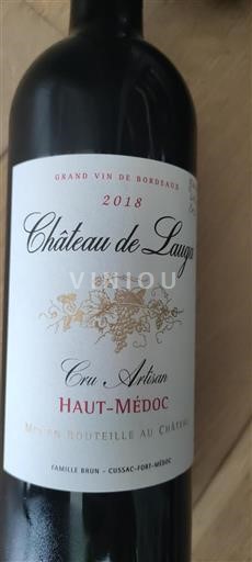 Burdeos Haut-Médoc Château Lauga 2018