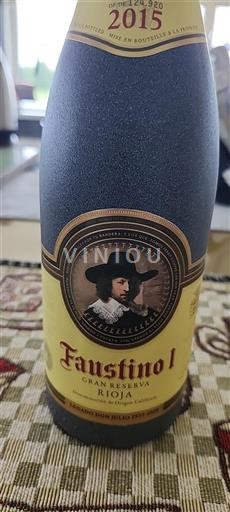 La Rioja rioja Faustino I 2015