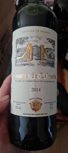 Bordeaux Ospecificerad Comte de Laborde 2014