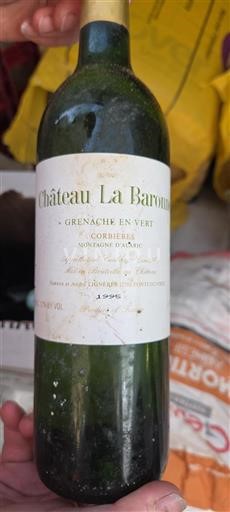 Languedoc Corbières Château La Baronne Grenache en Vert 1995