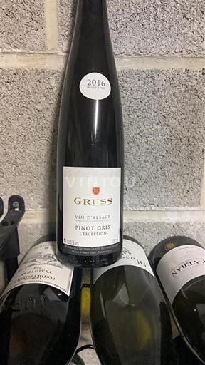 Alsace Grand Cru Gruss L%27Exception 2016