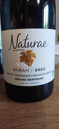 Languedoc og Roussillon Pays d'Oc Gérard Bertrand Naturae Syrah 2023