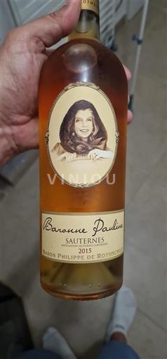 Bordeaux Sauternes Baron Philippe de Rothschild Baronne Pauline 2015