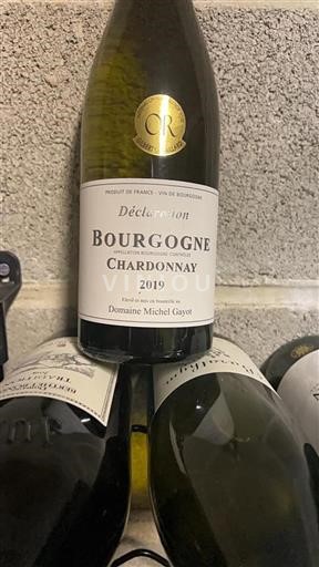 Borgogna Domaine Michel Gayot Déclaration 2019
