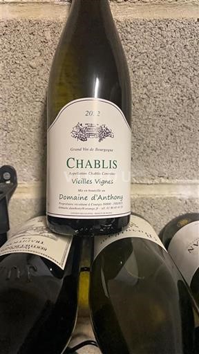 Burgundi Chablis Domaine Anthony Vieilles Vignes 2022