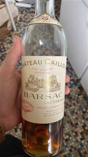 Bordeaux Barsac Grand Cru Château Caillou 1970