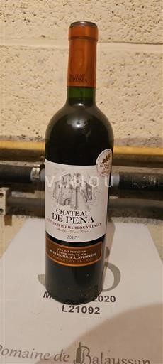 Roussillon Côtes du Roussillon Villages Château Pena 2017