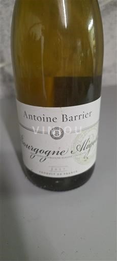 Burgundsko Bourgogne-aligoté Antoine Barrier 2017