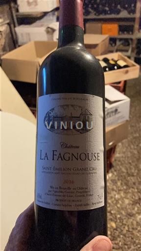 Bordeaux Saint-Émilion Grand Cru Grand Cru La Fagnouse 2016