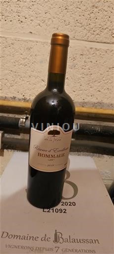 Languedoc Ospecificerad La Jasse Réserve d'Excellence Hommage 2018