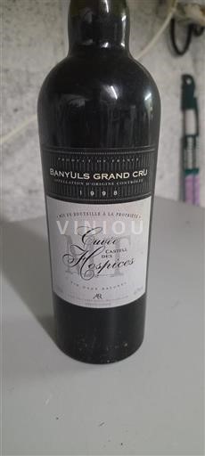 Roussillon Banyuls Grand Cru Cave de l'Abbé Rous Castell des Hospices 1998
