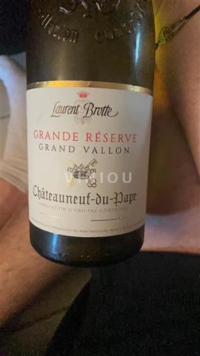 Vale do Ródano Châteauneuf-du-Pape Laurent Brotte Grande Réserve Grand Vallon 2023
