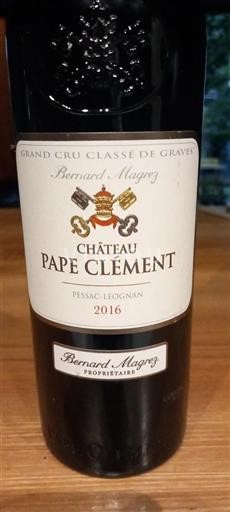 Bordeaux Pessac-Léognan Grand Cru Classé Château Pape Clément 2016