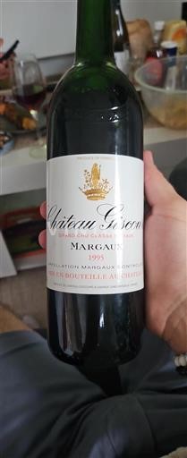 Bordeaux Margaux Grand Cru Château Giscours 1995