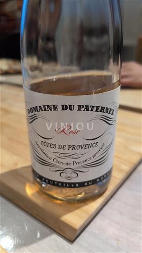 Vin Rosé sec Domaine Paternel 2023 France Provence Côtes-de-provence