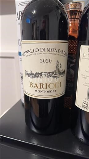 Toscana Brunello di Montalcino Baricci Montosoli 2020