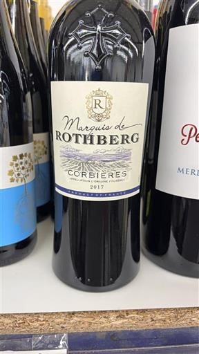 Languedoc Corbières Marquis de Rothberg 2017