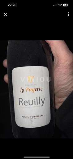 Vallée de la Loire Reuilly Domaine La Pagerie 2021