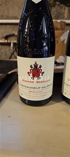 Rhônen laakso Châteauneuf-du-Pape Domaine Serguier Révélation Ei vuosikertaa