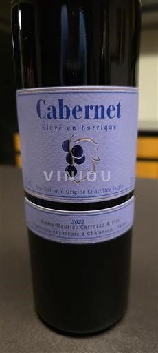 Valais Not Specified Pierre-Maurice Carruzzo & Fils Cabernet 2022