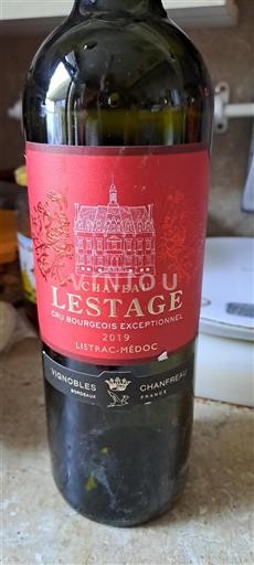 Bordeaux Listrac-Médoc Cru Bourgeois Exceptionnel Château Lestage 2019