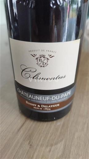 Vallée du Rhône Châteauneuf-du-pape Boissy & Delaygues Clémentus Non Millésimé