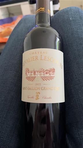 Burdeos Saint-Émilion Gran Cru Grand Cru Chevalier Lescours 2022