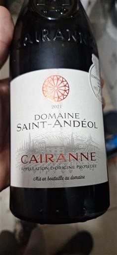 Vale do Ródano Cairanne Domaine Saint-Andéol 2021