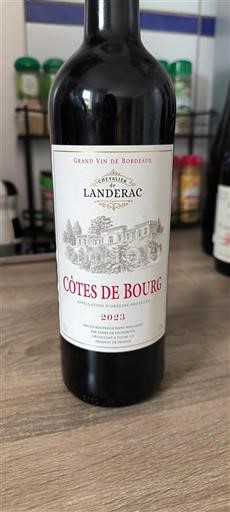 Bordeaux Côtes-de-bourg Chevalier de Landerac 2023