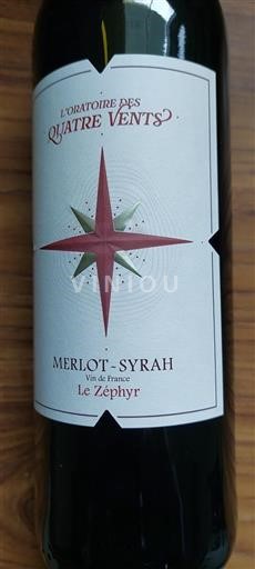 Rhône Valley Not Specified L'Oratoire des Quatre Vents Le Zéphyr Non-Vintage