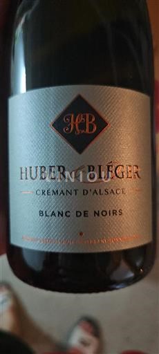 Elsass Crémant d'Alsace Grand Cru Huber & Bléger Blanc de Noirs Ohne Jahrgang
