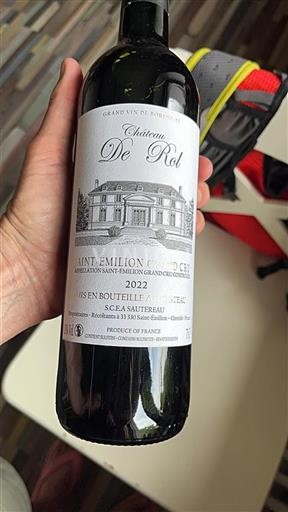 Bordeaux Saint-Émilion Grand Cru Grand Cru Rol 2022